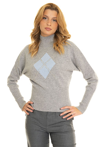 Maglia in lana Nuccia Grigio chiaro Max Mara Studio Donna