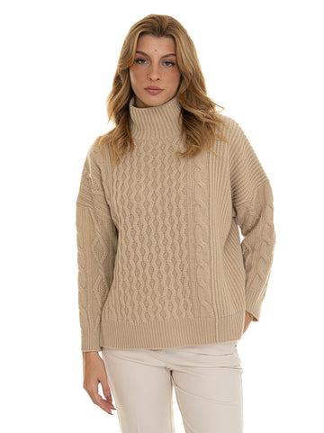 Maglia Veneto Beige Max Mara Studio Donna