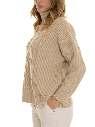 Veneto Beige Sweater Max Mara Studio Women