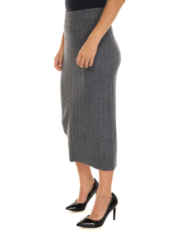 Dardano Grey Pennyblack Women's Long Skirt