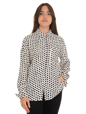 Camicia da donna Natif Bianco-nero Pennyblack Donna