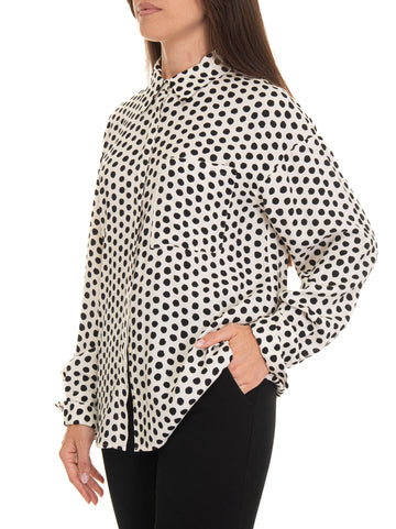 Camicia da donna Natif Bianco-nero Pennyblack Donna