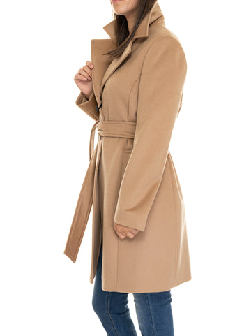 Pennyblack Women's 3 Button Vik Camel Coat