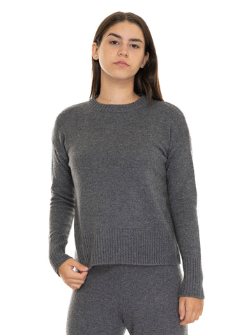 Maglia girocollo Vivaio Grigio Pennyblack Donna