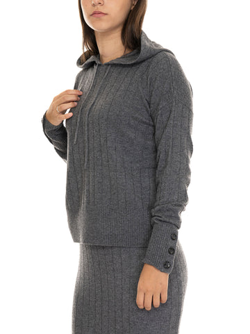 Zena Wool Sweater Grey Pennyblack Women