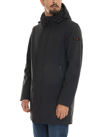 ALBALIK Black Peuterey Men's Hooded Jacket