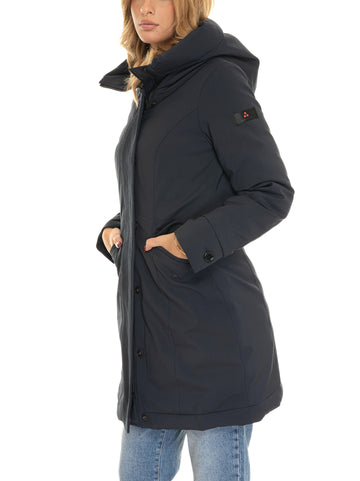 Emintj Blue Peuterey Women's Long Down Jacket