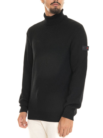 EVROS01 Black Peuterey Men's High Neck Pullover