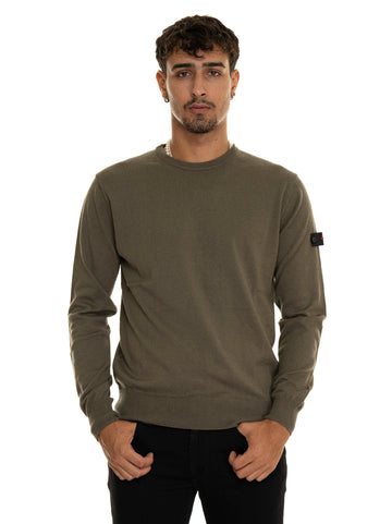 EXMOOR06 Green Peuterey Men's Crewneck Sweater