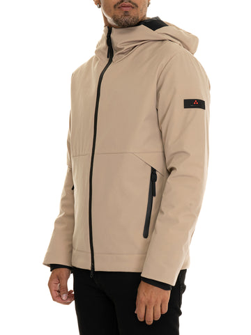 LOGEMD Beige Peuterey Men's Hooded Jacket