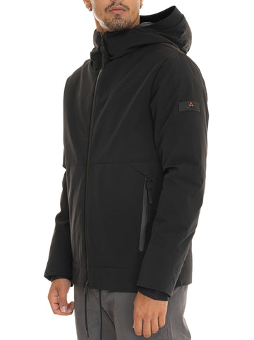 LOGEMD Black Peuterey Men's Hooded Jacket