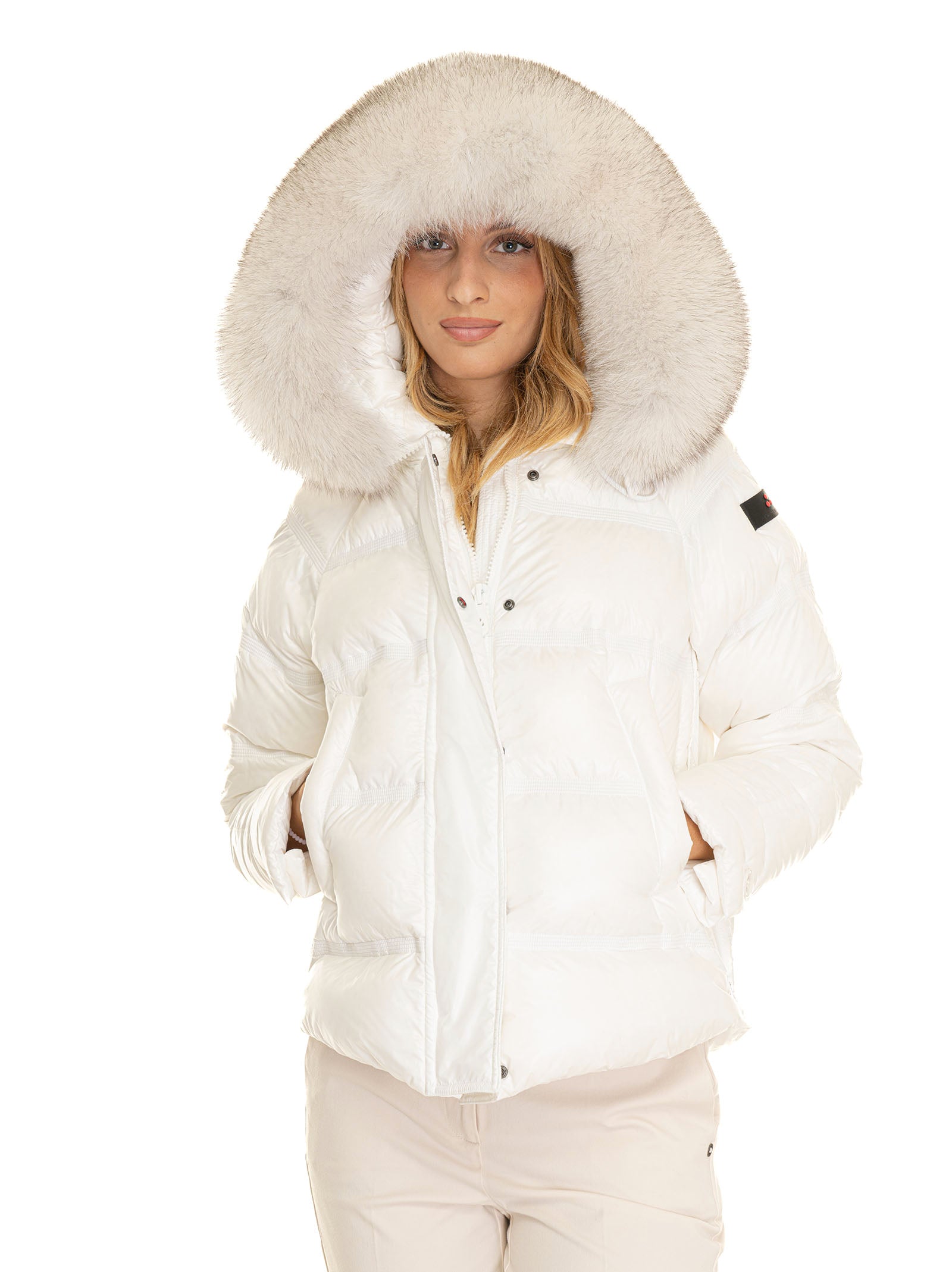 Peuterey Women s Takan White Short Jacket