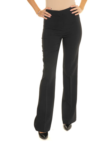 Soft cady trousers Hulka Black Pinko Women