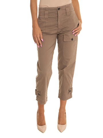 Pinko Women's Beige Globo Cargo Pants