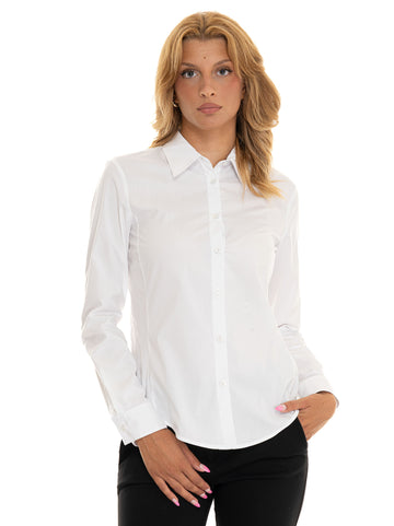 Classic Women's Shirt Cuba White Pinko Donna