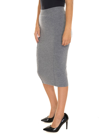 Pencil Skirt Tasting Grey Pinko Women