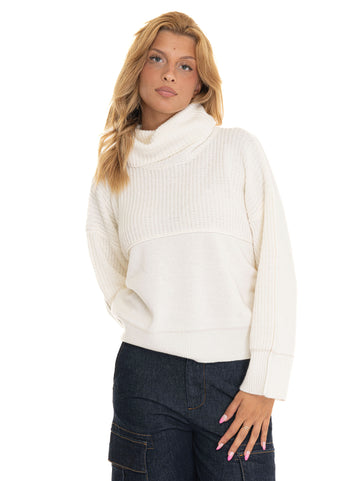 Pinko Women's White Vineyard Sweater