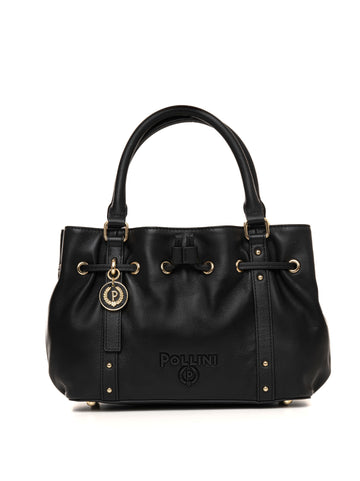 Borsa in pelle morbida Nero Pollini Donna