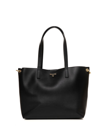 Borsa modello shopper media Nero Pollini Donna