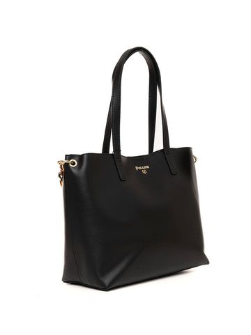 Borsa modello shopper media Nero Pollini Donna