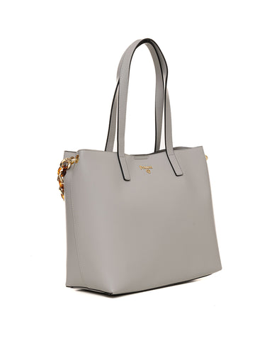 Borsa modello shopper media Grigio Pollini Donna