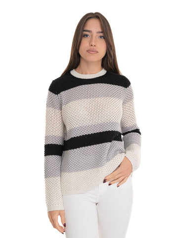 Black-gray Quality First Women's Wool Sweater