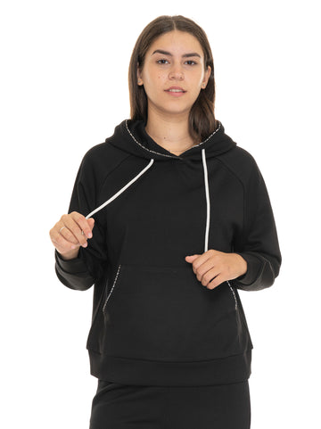 Quality First Women's Black Hoodie