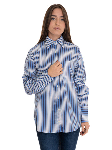 Camicia da donna  MIMI Blu-bianco Roy Rogers Donna