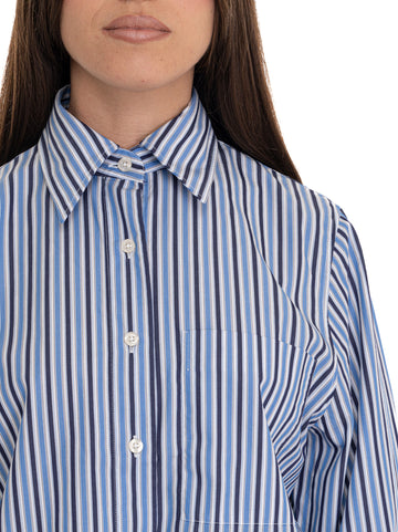 Camicia da donna  MIMI Blu-bianco Roy Rogers Donna