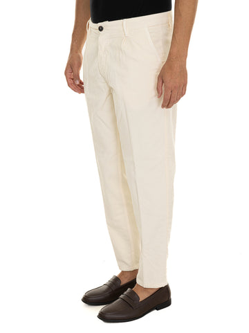 Pantalone in velluto Day off Latte Roy Rogers Uomo