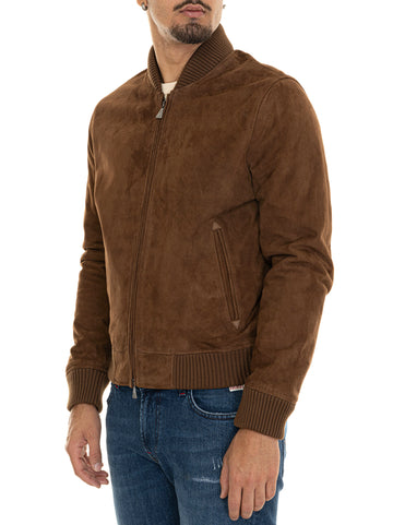 Giubbino bomber Cognac Roy Rogers Uomo