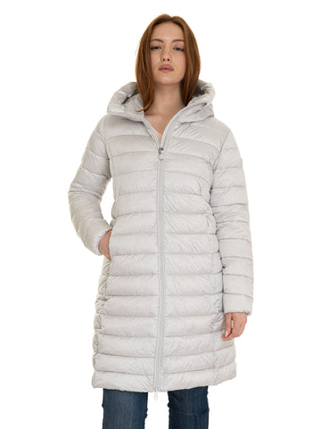 Save the Duck Women's Saffron Grey Hooded Jacket