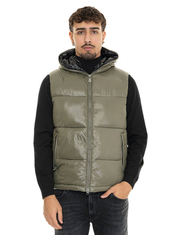 Save the Duck Men's Green Dexter Vest