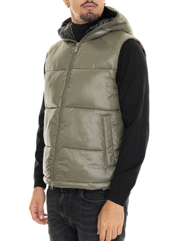 Save the Duck Men's Green Dexter Vest