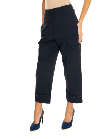 Boris Blue Cargo Pants Weekend Max Mara Women