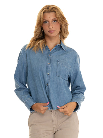 Women's Jeans Shirt Clio Denim Medium Weekend Max Mara Donna