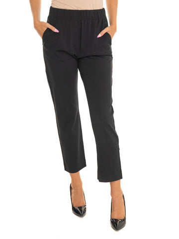 Pantalone largo Elfo Nero Weekend Max Mara Donna