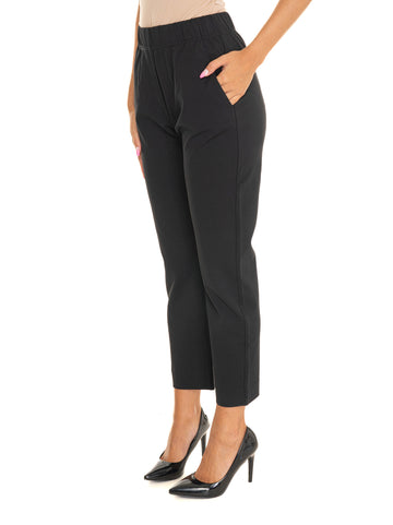 Pantalone largo Elfo Nero Weekend Max Mara Donna