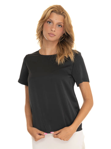 T-shirt manica corta Gilbert Nero Weekend Max Mara Donna