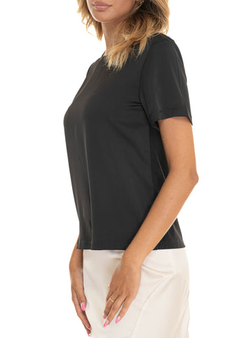 T-shirt manica corta Gilbert Nero Weekend Max Mara Donna