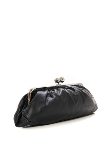 Borsa in pelle media Pasticcino baguette Nero Weekend Max Mara Donna