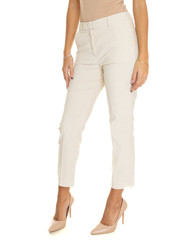 Pantalone in velluto Marruca Latte Weekend Max Mara Donna