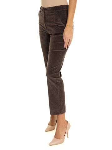 Pantalone in velluto Marruca Marroncino Weekend Max Mara Donna