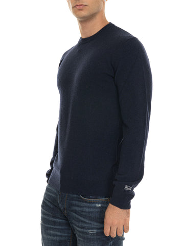 Woolrich Men's Blue Crewneck Sweater