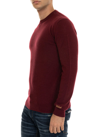 Woolrich Men's Bordeaux Crewneck Sweater