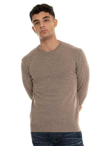 Woolrich Men's Beige Crewneck Sweater