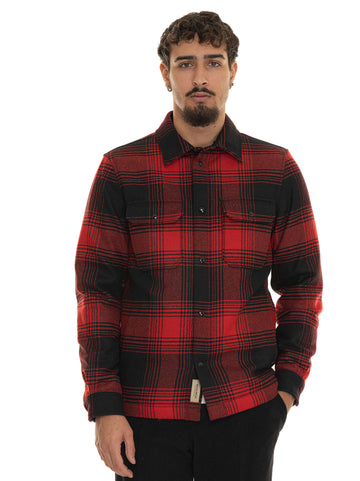 Woolrich Men's Alaskan Casual Shirt Red-Black