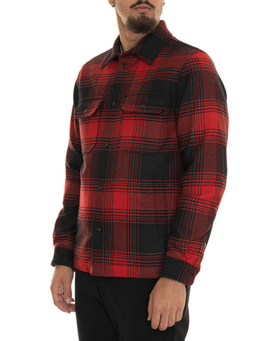 Woolrich Men's Alaskan Casual Shirt Red-Black