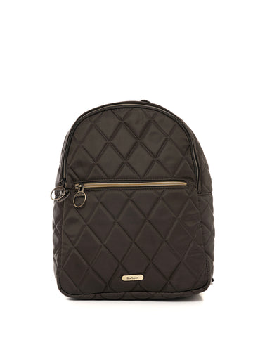 Zaino di tessuto Quilted backpack Verde Barbour Donna
