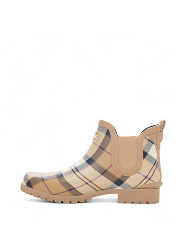 Scarponcino Wellington Beige Barbour Donna